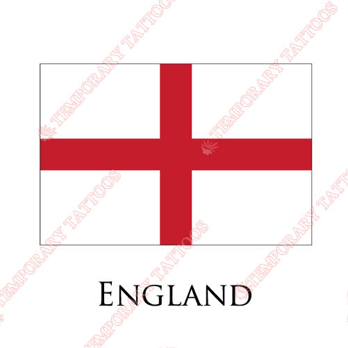 England flag Customize Temporary Tattoos Stickers NO.1866
